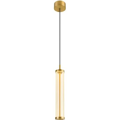 SLV Quimera Pendellys - 150cm, Børstet Messing, Dæmpbar SLV Quimera Pendellys - 150cm, Børstet Messing, Dæmpbar