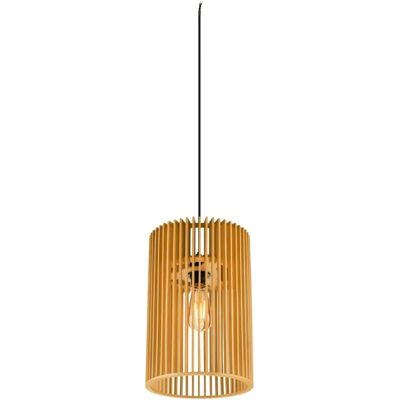 SLV WUD Pendellampe - Cylindrisk, Naturlig, E27, Max 60W SLV WUD Pendellampe - Cylindrisk, Naturlig, E27, Max 60W