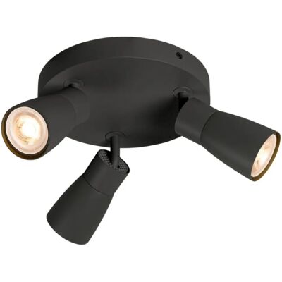SLV Puri 2.0 Dome - Væglampe og Loftlampe - 3x GU10 6W Sort SLV Puri 2.0 Dome - Væglampe og Loftlampe - 3x GU10 6W Sort