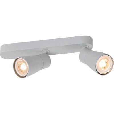 SLV Puri 2.0 Dome - Væglampe og Loftlampe, 2x6W GU10, Grå SLV Puri 2.0 Dome - Væglampe og Loftlampe, 2x6W GU10, Grå