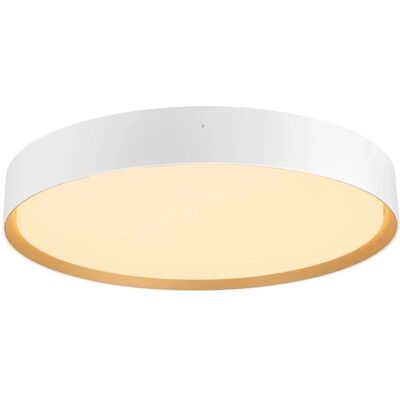 SLV Decona - Luz de Techo y Pared Redonda, 2700/3000K, 23W, Blanco/Dorado SLV Decona - Luz de Techo y Pared Redonda, 2700/3000K, 23W, Blanco/Dorado