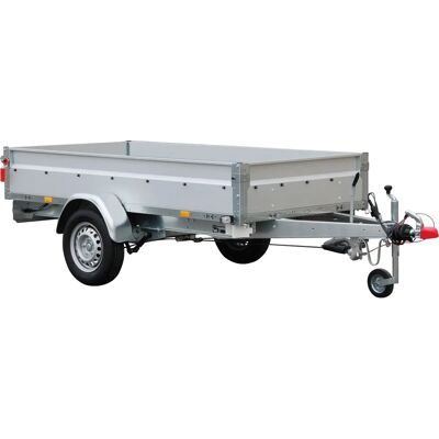STEMA 128x251 cm - silber - 1030 kg - 1-Achse - Trailer STEMA 128x251 cm - silber - 1030 kg - 1-Achse - Trailer