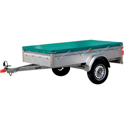 STEMA Anhängerplane - 251cm, verstärkt, grün - Anhängerplane STEMA Anhängerplane - 251cm, verstärkt, grün - Anhängerplane