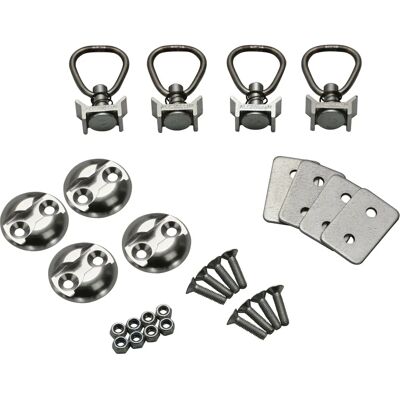 STEMA - Zurrset light - Silber - Aluminium - Schraubensatz STEMA - Zurrset light - Silber - Aluminium - Schraubensatz