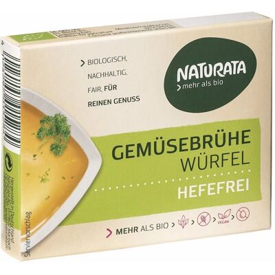 Caldo Vegetal en Cubitos sin Levadura - Naturata 72 g Caldo Vegetal en Cubitos sin Levadura - Naturata 72 g