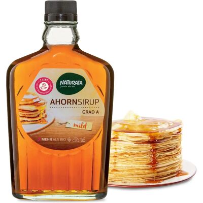 Sirope de arce Naturata - 250ml - Edulcorante bajo en calorías - Clásico en panqueques Sirope de arce Naturata - 250ml - Edulcorante bajo en calorías - Clásico en panqueques