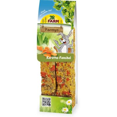 JR Farm Farmys Carotte – Fenouil - Snack pour Animaux JR Farm Farmys Carotte – Fenouil - Snack pour Animaux