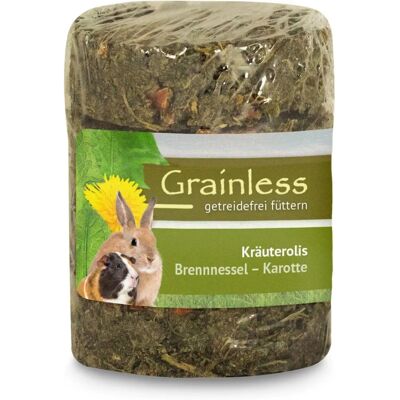 JR Farm Rouleau d'Herbes Ortie et Carotte - Snack pour petits animaux JR Farm Rouleau d'Herbes Ortie et Carotte - Snack pour petits animaux