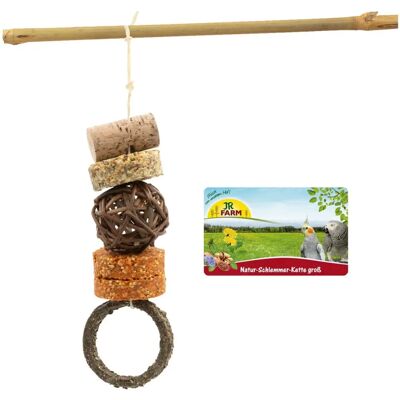 Chaîne naturelle pour oiseaux avec friandises - Jouet pour oiseaux Chaîne naturelle pour oiseaux avec friandises - Jouet pour oiseaux