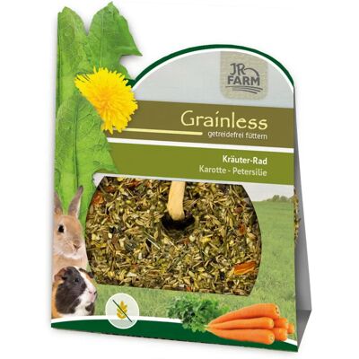 Friandise pour petits animaux JR Farm - Roue d'herbes suspendue Friandise pour petits animaux JR Farm - Roue d'herbes suspendue