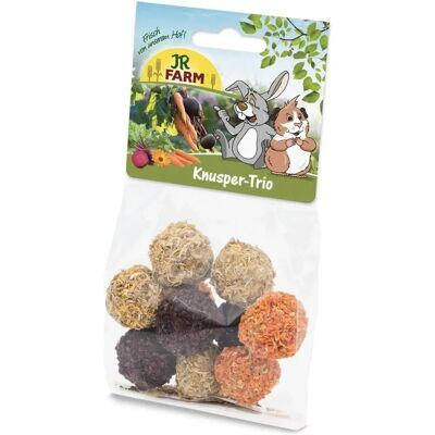 JR Farm Crunchy Trio 75g - Collations pour animaux JR Farm Crunchy Trio 75g - Collations pour animaux