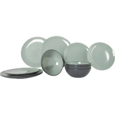 Gimex Vivid Groene Servieset - 12 stuks Gimex Vivid Groene Servieset - 12 stuks