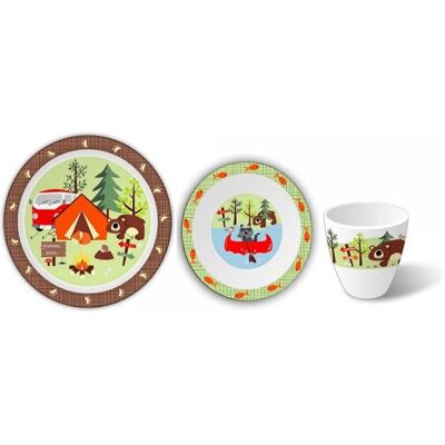 GIMEX 65570 eetkommetjeset - Melamine, Veelkleurig GIMEX 65570 eetkommetjeset - Melamine, Veelkleurig