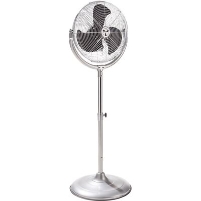 KaiserKraft Höhenverstellbarer Standventilator - 3 Geschwindigkeiten, Chrom KaiserKraft Höhenverstellbarer Standventilator - 3 Geschwindigkeiten, Chrom