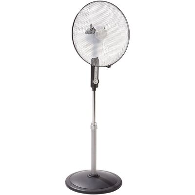 CasaFan Grau Standventilator - 3 Geschwindigkeiten, 114-133.5cm - 4200m³/h CasaFan Grau Standventilator - 3 Geschwindigkeiten, 114-133.5cm - 4200m³/h