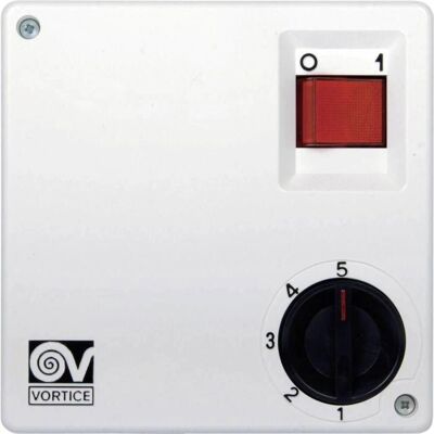 Vortice Väggkontroll 5-Gradigt Transformator Vit - Fläktregulator Vortice Väggkontroll 5-Gradigt Transformator Vit - Fläktregulator