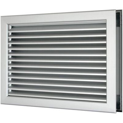 CasaFan Door grille privacy screen - 325 x 225 - Aluminium CasaFan Door grille privacy screen - 325 x 225 - Aluminium