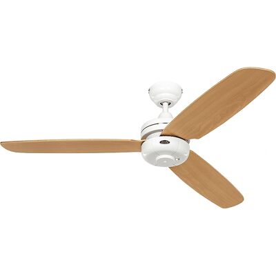 CasaFan Ventilador de Techo Noche de Vuelo 132cm - Blanco / Haya - Ventilador de Techo CasaFan Ventilador de Techo Noche de Vuelo 132cm - Blanco / Haya - Ventilador de Techo