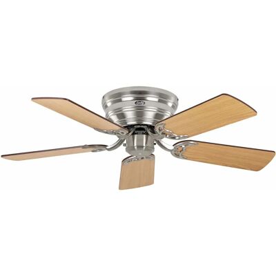 CasaFan Classic Flat 103-III - Walnut/Beech / Satin Chrome Finish CasaFan Classic Flat 103-III - Walnut/Beech / Satin Chrome Finish
