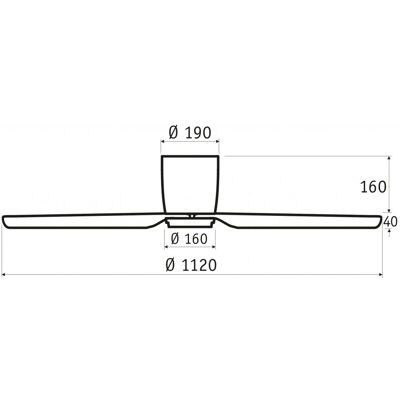 CasaFan Eco Plano II 112cm - Ceiling Fan - Grey CasaFan Eco Plano II 112cm - Ceiling Fan - Grey