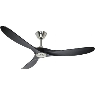 CasaFan DC Ventilatore a soffitto Eco Genuino Cromo / Nero con Telecomando CasaFan DC Ventilatore a soffitto Eco Genuino Cromo / Nero con Telecomando
