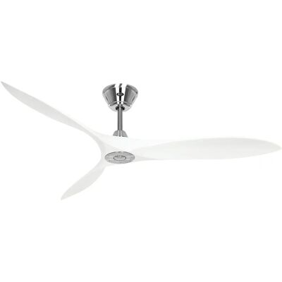 CasaFan Eco Airscrew 152 - Weiß / Chrom - Deckenventilator CasaFan Eco Airscrew 152 - Weiß / Chrom - Deckenventilator