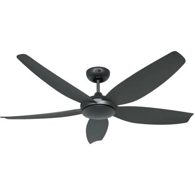 Ventilateur de plafond CasaFan DC Eco Talos Chrome - 135cm, Chrome/Béton Clair, Télécommande Ventilateur de plafond CasaFan DC Eco Talos Chrome - 135cm, Chrome/Béton Clair, Télécommande