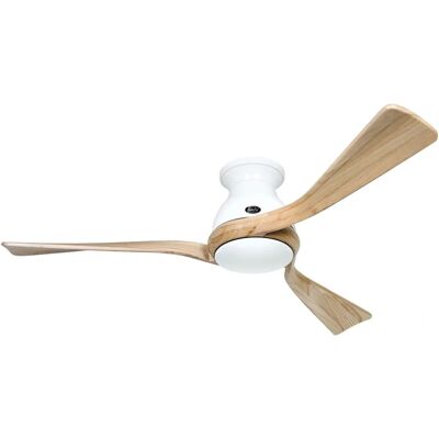 Ventilador de techo CasaFan Eco Regento 140cm Blanco / Madera - Ventilador Ventilador de techo CasaFan Eco Regento 140cm Blanco / Madera - Ventilador