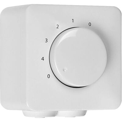 Interruttore a Parete Kaiserkraft ST4-150 II - Controllo Ventilatore da Soffitto 4 Velocità Interruttore a Parete Kaiserkraft ST4-150 II - Controllo Ventilatore da Soffitto 4 Velocità