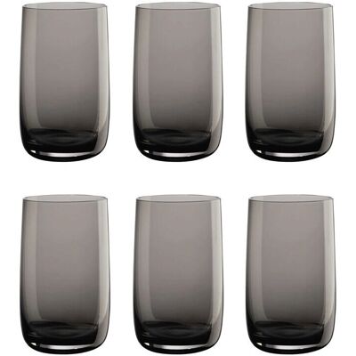 ASA Selection Sarabi Grau Glasset - 400ml, 6er-Set ASA Selection Sarabi Grau Glasset - 400ml, 6er-Set
