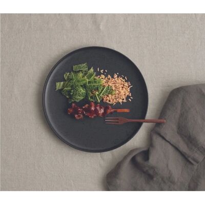 ASA SELECTION Coppa Kuro Dessertteller - 21cm Schwarz Porzellan ASA SELECTION Coppa Kuro Dessertteller - 21cm Schwarz Porzellan