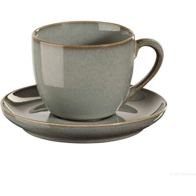 Asa Selection Saisons Eucalyptus Espressotasse mit Unterer - 90ml Asa Selection Saisons Eucalyptus Espressotasse mit Unterer - 90ml