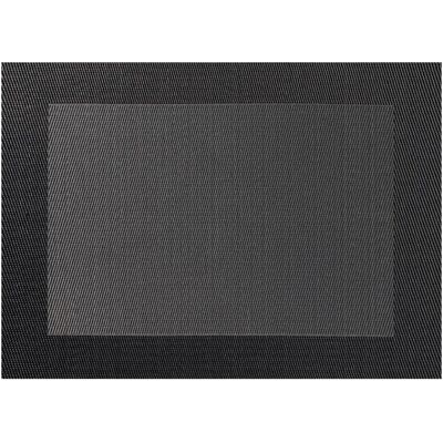 Asa Selection Graue Kunststoff-Tischset mit Geflochtenem Rand - 2er Set Asa Selection Graue Kunststoff-Tischset mit Geflochtenem Rand - 2er Set