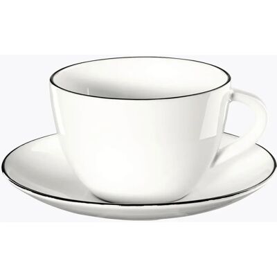 ASA Schwarz-Weiß Kaffeetasse - 200 ml - Elegantes Design ASA Schwarz-Weiß Kaffeetasse - 200 ml - Elegantes Design
