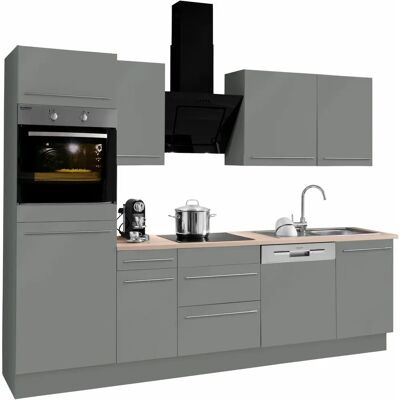 OPTIFIT Bern Küchenzeile - 270x60cm - Komplettset OPTIFIT Bern Küchenzeile - 270x60cm - Komplettset