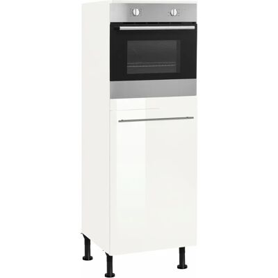 Optifit Bern Küchenschrank - Höhenverstellbare Tür - 60cm Breit - Hochglanz Weiß Optifit Bern Küchenschrank - Höhenverstellbare Tür - 60cm Breit - Hochglanz Weiß