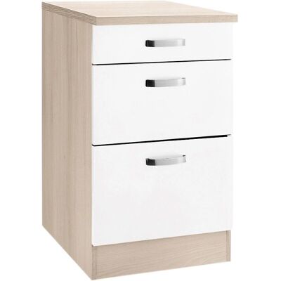 OPTIFIT Faro Weiß Hochglanz Küchenunterschrank - Faro Serie OPTIFIT Faro Weiß Hochglanz Küchenunterschrank - Faro Serie