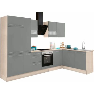 OPTIFIT Bern Eckküche - 315x60 cm, Grau OPTIFIT Bern Eckküche - 315x60 cm, Grau