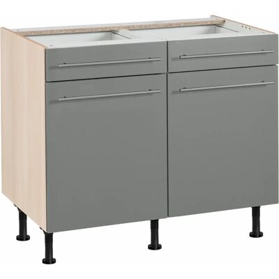 OPTIFIT Bern Unterschrank - 2 Türen, 2 Schubladen, 87cm hoch OPTIFIT Bern Unterschrank - 2 Türen, 2 Schubladen, 87cm hoch