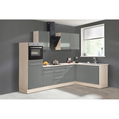 OPTIFIT Bern Winkelküche - Komplettset 285x60 cm, Grau OPTIFIT Bern Winkelküche - Komplettset 285x60 cm, Grau