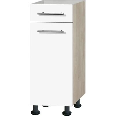 OPTIFIT Bern Unterschrank - Weiß, 30cm breit, 87cm hoch, 58,4cm tief - Unterschrank OPTIFIT Bern Unterschrank - Weiß, 30cm breit, 87cm hoch, 58,4cm tief - Unterschrank
