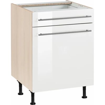 OPTIFIT Bern Unterschrank - 1 Tür & Schublade - 60cm Breite OPTIFIT Bern Unterschrank - 1 Tür & Schublade - 60cm Breite