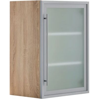 OPTIFIT Glashängeschrank - 50x70.4x35.2cm - Silber OPTIFIT Glashängeschrank - 50x70.4x35.2cm - Silber