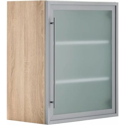 OPTIFIT Wandregal - Glastür, Verstellbare Scharniere, 70,4cm hoch OPTIFIT Wandregal - Glastür, Verstellbare Scharniere, 70,4cm hoch
