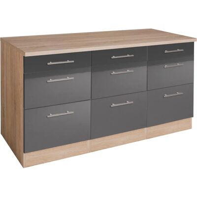 OPTIFIT Tula Küchenunterschrank - 3 Stück, 150cm breit OPTIFIT Tula Küchenunterschrank - 3 Stück, 150cm breit