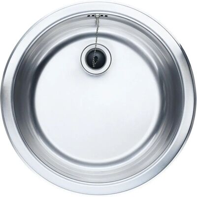 OPTIFIT Cara 45cm Edelstahl Rundwaschbecken - Waschtisch OPTIFIT Cara 45cm Edelstahl Rundwaschbecken - Waschtisch
