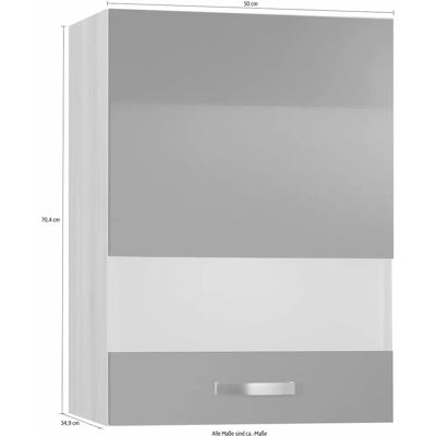 OPTIFIT Cara Hängeschrank - 50cm, Reversibel, Melamin OPTIFIT Cara Hängeschrank - 50cm, Reversibel, Melamin