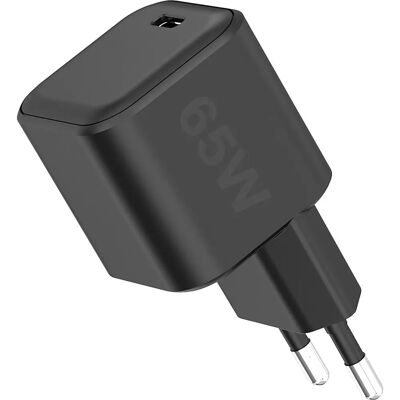 FONTASTIC 264627 - Cargador 65W, USB-C (PD), GaN, negro FONTASTIC 264627 - Cargador 65W, USB-C (PD), GaN, negro