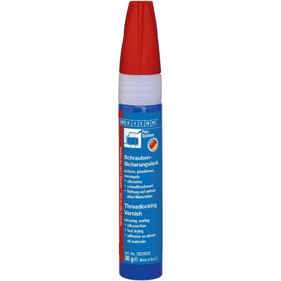 Weicon 30020030 Threadlocking Varnish - Red - 30g Weicon 30020030 Threadlocking Varnish - Red - 30g
