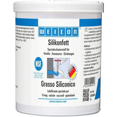 WEICON - 26350045-16 - 450 g - Food-grade - SILICONE GREASE WEICON - 26350045-16 - 450 g - Food-grade - SILICONE GREASE